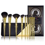 Gift Set Royal Iconic Gold Makeup Brush Set (10Pcs) - T317